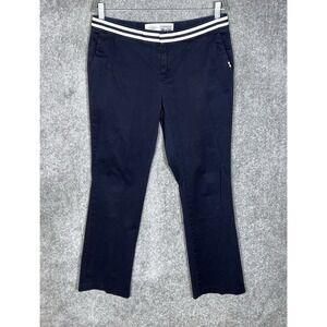 Converse One Star Pants Womens Size 12 Blue Stretch Chino Pockets Bootcut